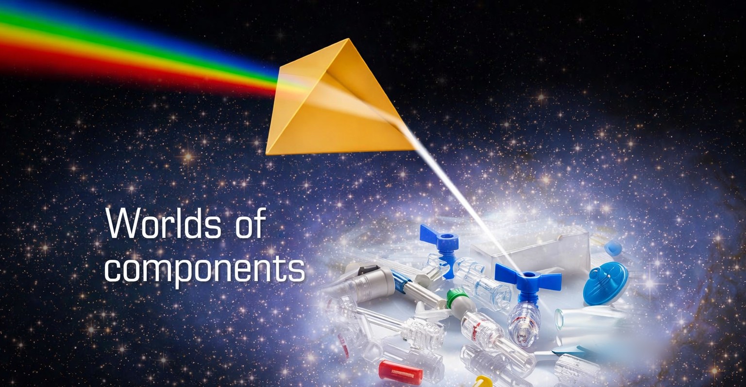Worlds of components: Komponenten aus dem quattramed Sortiment